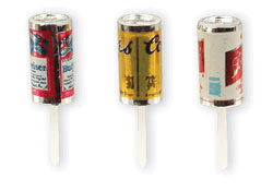 Mini Beer Can Cake Decorations, Birthday Party Figurines, 24 Pack