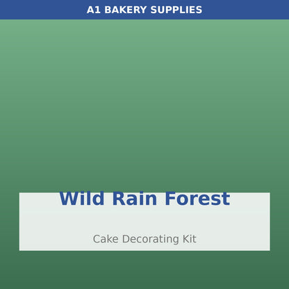 Wild Rain Forest cake decorating kit