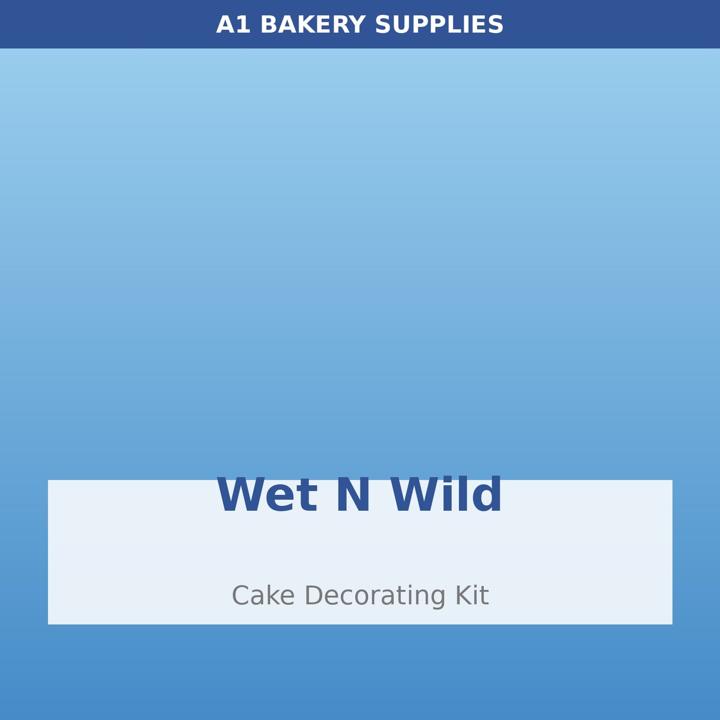 Wet N Wild cake decorating kit