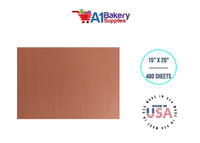 Terra Cotta Tissue Paper Squares Bulk  480 Sheets Premium Gift Wrap and Art Supplies for Birthdays Holidays or Presents by A1 Bakery Supplies Large 15 Inch x 20 Inch