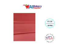 Scarlet Red Tissue Paper Squares, Bulk 100 Sheets, Premium Gift Wrap and Art Supplies for Birthdays, Holidays, or Presents by A1BakerySupplies, Medium 15 Inch x 20 Inch