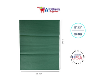 Forest Green Tissue Paper Squares, Bulk 100 Sheets, Premium Gift Wrap and Art Supplies for Birthdays, Holidays, or Presents by A1BakerySupplies, Large 15 Inch x 20 Inch
