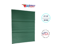 Forest Green Tissue Paper Squares, Bulk 100 Sheets, Premium Gift Wrap and Art Supplies for Birthdays, Holidays, or Presents by A1BakerySupplies, Large 15 Inch x 20 Inch