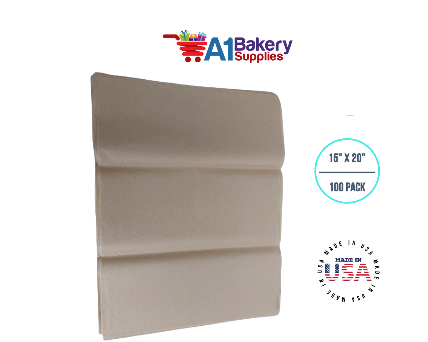 Acid-Free Tissue Paper - 100 Sheets 15 Inch x 20 Inch Ph Neutral