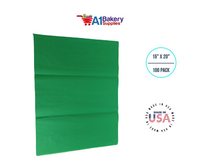 Kelly Green Tissue Paper Squares, Bulk 100 Sheets, Premium Gift Wrap and Art Supplies for Birthdays, Holidays, or Presents by A1BakerySupplies, Large 15 Inch x 20 Inch