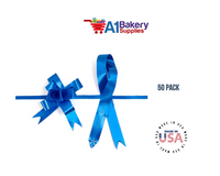 Royal Blue 4" Butterfly pull bows of 50 Pack by A1 Bakery supplies
