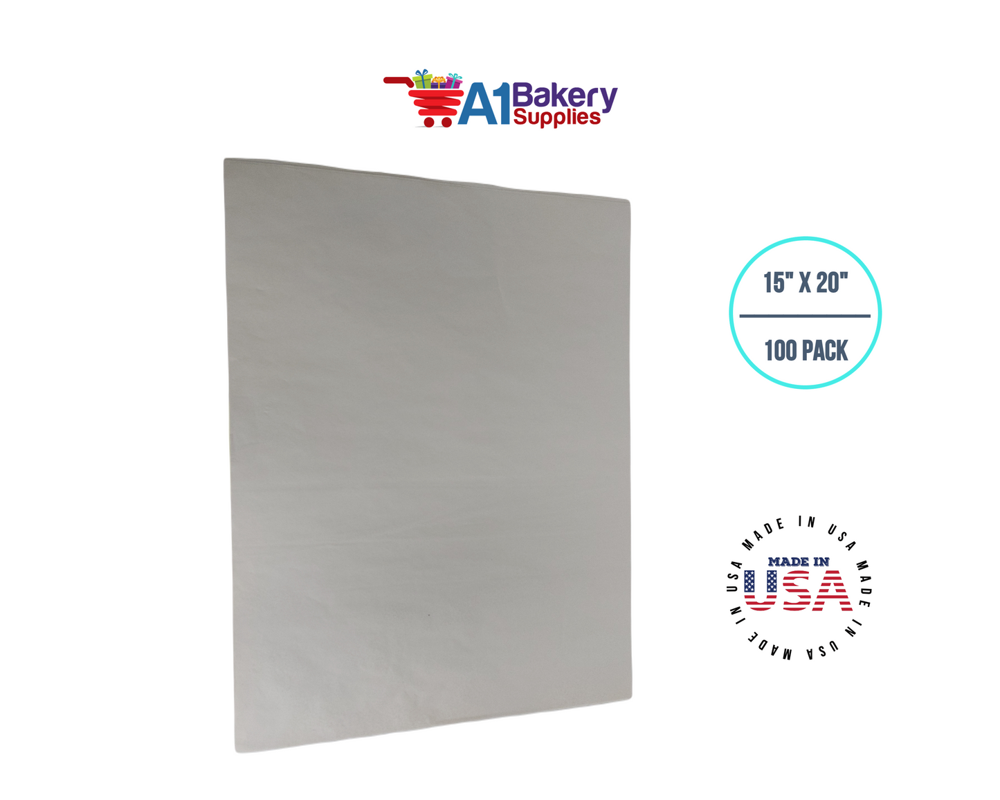 OatMeal Tissue Paper Squares, Bulk 100 Sheets, Premium Gift Wrap and Art Supplies for Birthdays, Holidays, or Presents by A1BakerySupplies, Large 15 Inch x 20 Inch