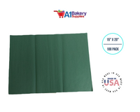 Forest Green Tissue Paper Squares, Bulk 100 Sheets, Premium Gift Wrap and Art Supplies for Birthdays, Holidays, or Presents by A1BakerySupplies, Large 15 Inch x 20 Inch