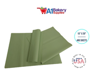 Sage  Tissue Paper Squares, Bulk 480 Sheets, Premium Gift Wrap and Art Supplies for Birthdays, Holidays, or Presents by A1BakerySupplies, Large 15 Inch x 20 Inch