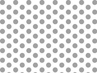 Metalic Silver and White Polka Dots Tissue Paper 20 Inch X 30 Inch - 24 XL Sheets