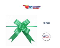 Emerald Green 4" Butterfly pull bows of 10 Pack by A1 Bakery supplies