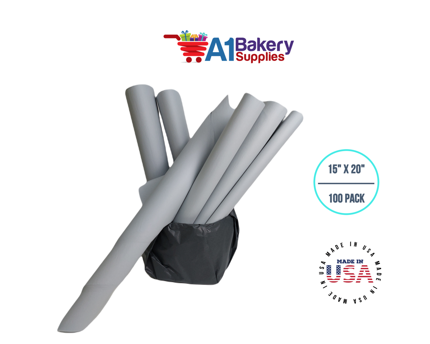 Morning Mist Color Tissue Paper 15 Inch x 20 Inch - 100 Sheets