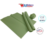 Sage  Tissue Paper Squares, Bulk 480 Sheets, Premium Gift Wrap and Art Supplies for Birthdays, Holidays, or Presents by A1BakerySupplies, Large 15 Inch x 20 Inch
