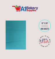 Caribbean Teal Color Premium Gift Wrap Tissue Paper 15 Inch x 20 Inch - 480 Sheets