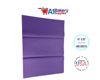 Lavender Tissue Paper Squares, Bulk 480 Sheets, Premium Gift Wrap and Art Supplies for Birthdays, Holidays, or Presents by A1BakerySupplies, Large 15 Inch x 20 Inch