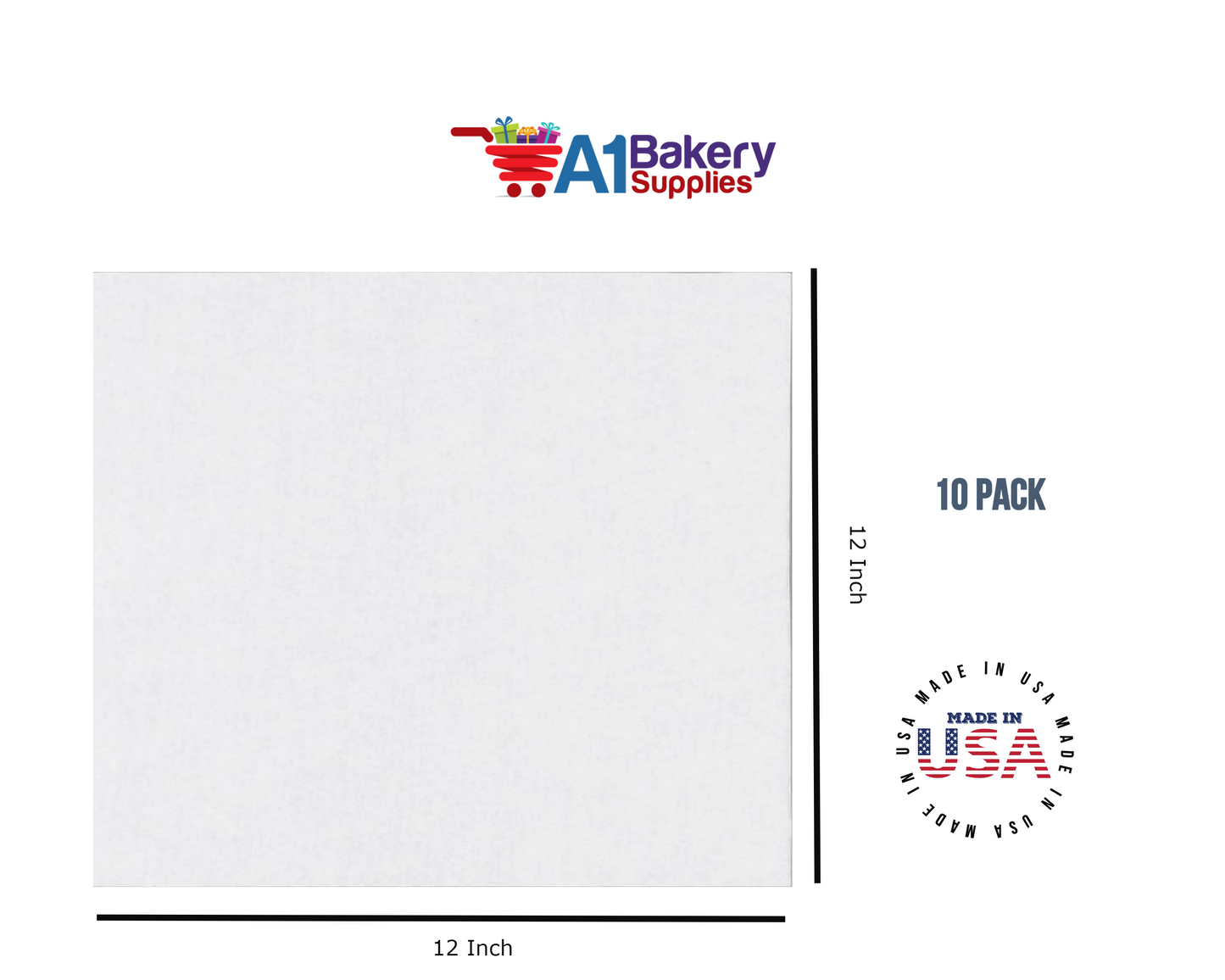 Deli Sandwich Wraps Basket Liners and Food Wrapping Liner Papers by A1 Bakery supplies of 10 pack (White)