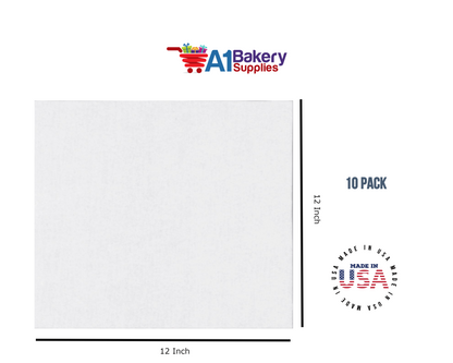 Deli Sandwich Wraps Basket Liners and Food Wrapping Liner Papers by A1 Bakery supplies of 10 pack (White)