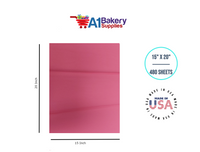 Azalea Pink High Quality Gift Wrap Color Tissue Paper - Made in USA 15 Inch x 20 Inch - 480 Sheets per Pack