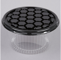 Cake Box 10 to 11 Inch Double Layer Clear Cake Container Dome and Base Carry & Display Storage Box