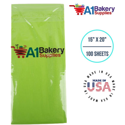 Bright Lime Tissue Paper