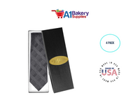 Men Tie Boxes Gift Boxes Black Color 4 Pack