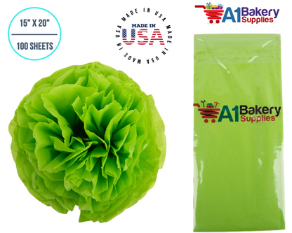 Bright Lime Tissue Paper