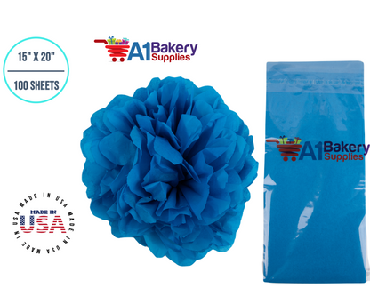 Brilliant Blue Tissue Paper