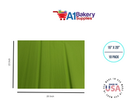 Oasis Green Tissue Paper Squares, Bulk 10 Sheets, Premium Gift Wrap and Art Supplies for Birthdays, Holidays, or Presents by A1BakerySupplies, Large 15 Inch x 20 Inch