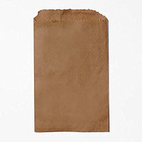 Kraft Flat Merchandise Bags, Small, 100 Pack - 10"x13"