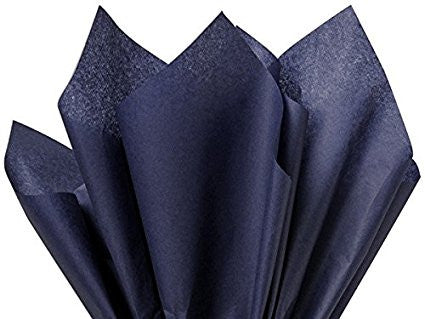 Navy Blue Tissue Paper 15 Inch x 20 Inch - 100 Sheets