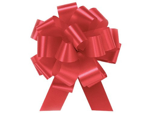 Gift Wrap Christmas Wedding Gift Wrap Pull Bows Large Pull String Bows 5.5 Inch 20 Loop - Set of 50