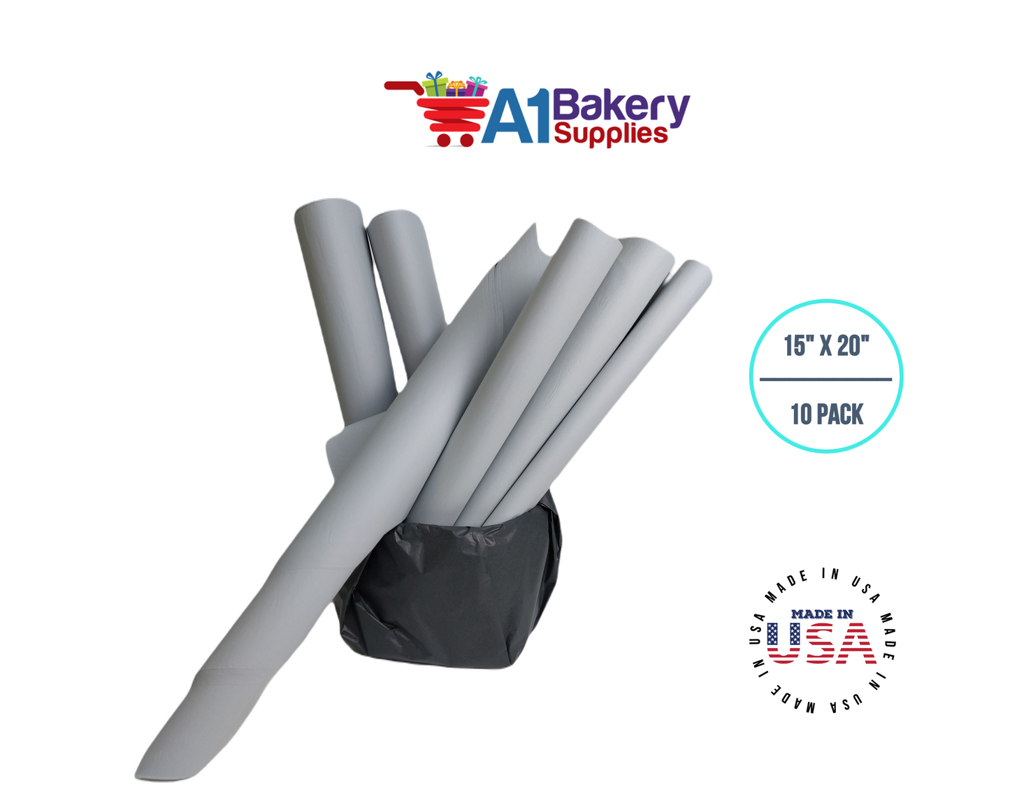 Morning Mist Color Tissue Paper 15 Inch x 20 Inch - 10 Sheets