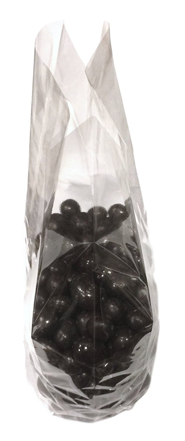 KeepFresh 3.5" x 2" x 7.5" 1.2mil Premium Gusseted Crystal Clear Cello Polypropylene Bags - Box/100