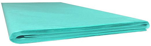AQUA BLUE Color Gift wrap Tissue Paper 20 Inch x 26 Inch - 48 Sheets