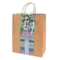 Craft Gift Bags ~ Brown Paper 1 dozen - 10" x 5" x 13"