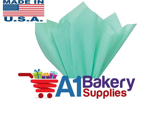 AQUA BLUE Color Tissue Paper 15 Inch x 20 Inch - 480 Sheets