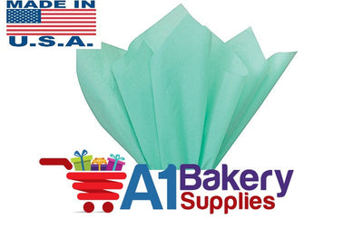 AQUA BLUE Color Gift wrap Tissue Paper 20 Inch x 26 Inch - 24 Sheets