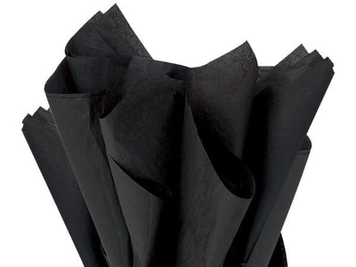 Black Tissue Paper Squares, Bulk 24 Sheets, Premium Gift Wrap and Art Supplies for Birthdays, Holidays, or Presents by A1BakerySupplies, Small 20 Inch x 30 Inch