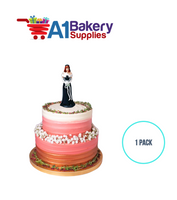 A1BakerySupplies Bridesmaid - Teal 1 pack Wedding Accessories for Birthday Cake Decorations and Marriages