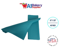 Caribbean Teal Bulk Tissue Paper 15 Inch x 20 Inch - 48 Sheets premium Tissue Paper