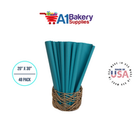 Caribbean Teal Bulk Tissue Paper 20 Inch x 30 Inch - 48 Sheets premium Tissue Paper
