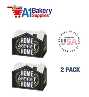 Chalkboard Home Sweet Home Basket Box, Theme Gift Box, Small 6.75 (Length) x 4 (Width) x 5 (Height), 2 Pack