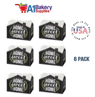 Chalkboard Home Sweet Home Basket Box, Theme Gift Box, Small 6.75 (Length) x 4 (Width) x 5 (Height), 6 Pack