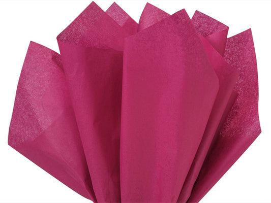 Cranberry Tissue Paper 15 Inch x 20 Inch - 100 Sheets