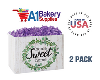 Farmhouse Home Sweet Home Basket Box, Theme Gift Box, Large 10.25 (Length) x 6 (Width) x 7.5 (Height), 2 Pack