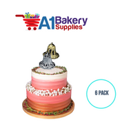 A1BakerySupplies Filigree Lace Bells - Gold 6 pack Wedding Accessories for Birthday Cake Decorations and Marriages