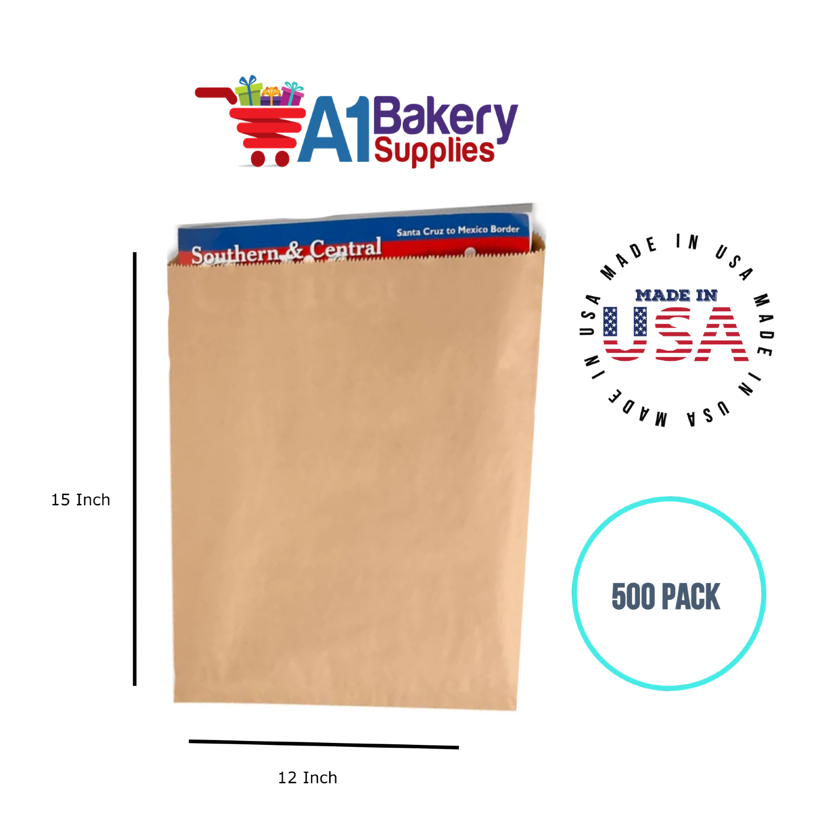 Flat Merchandise Bags 500 pack Medium