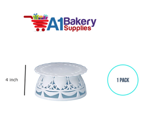 A1BakerySupplies Heart Pedestal Base 1 pack Wedding Accessories for Birthday Cake Decorations and Marriages