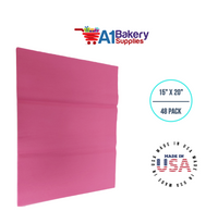 Hot pink Bulk Tissue Paper 15 Inch x 20 Inch - 48 Sheets premium Tissue Paper