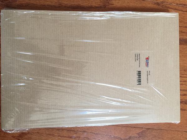 Kraft Brown Color Apparel Box for Men Shirts Gift Wrap Packaging Boxes, 15 x 9 1/2 x 2" - 5 Pack, Small